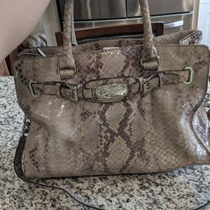 Michael Kors snakeskin bag